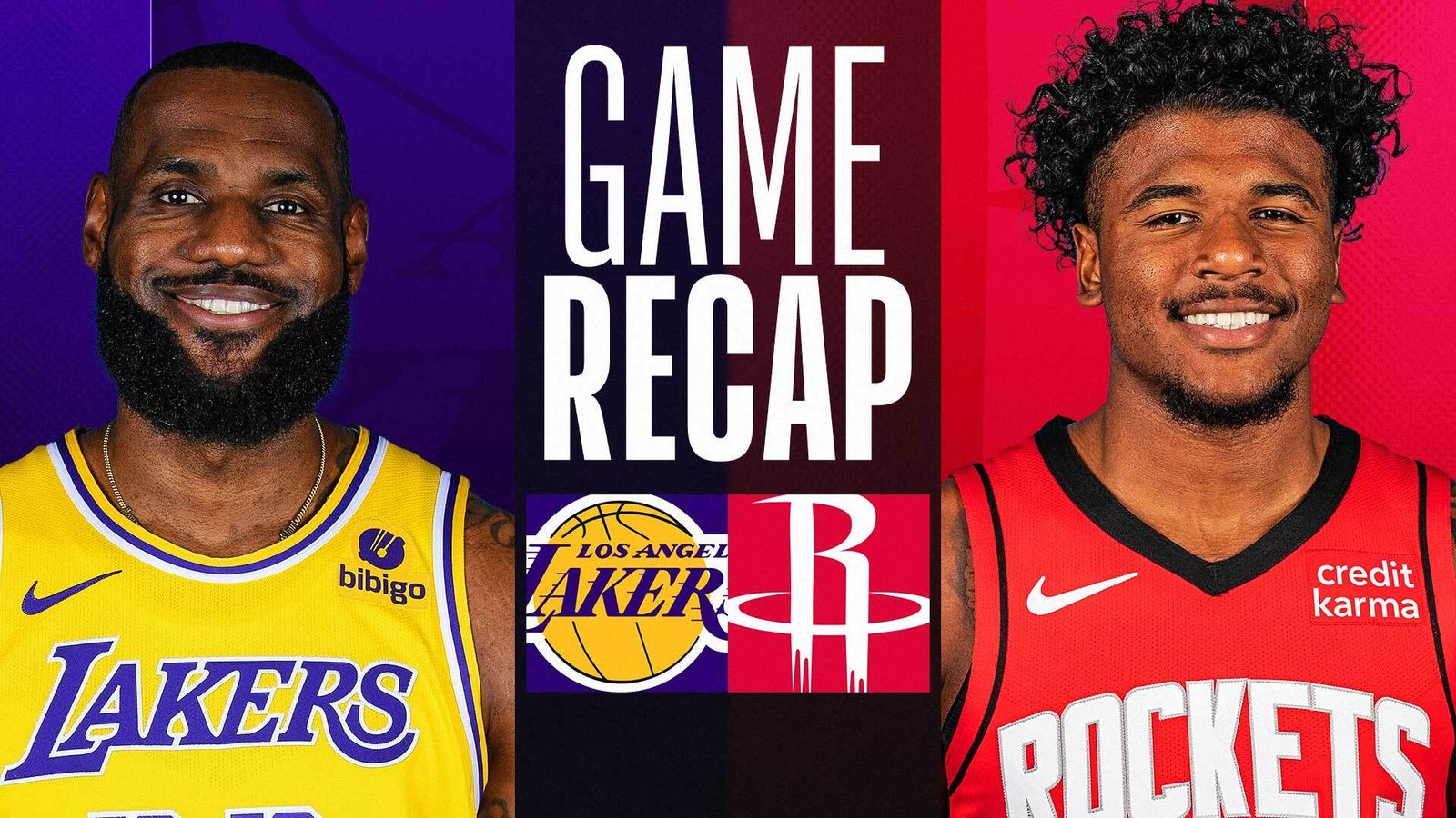 Houston Rockets vs Lakers match player stats